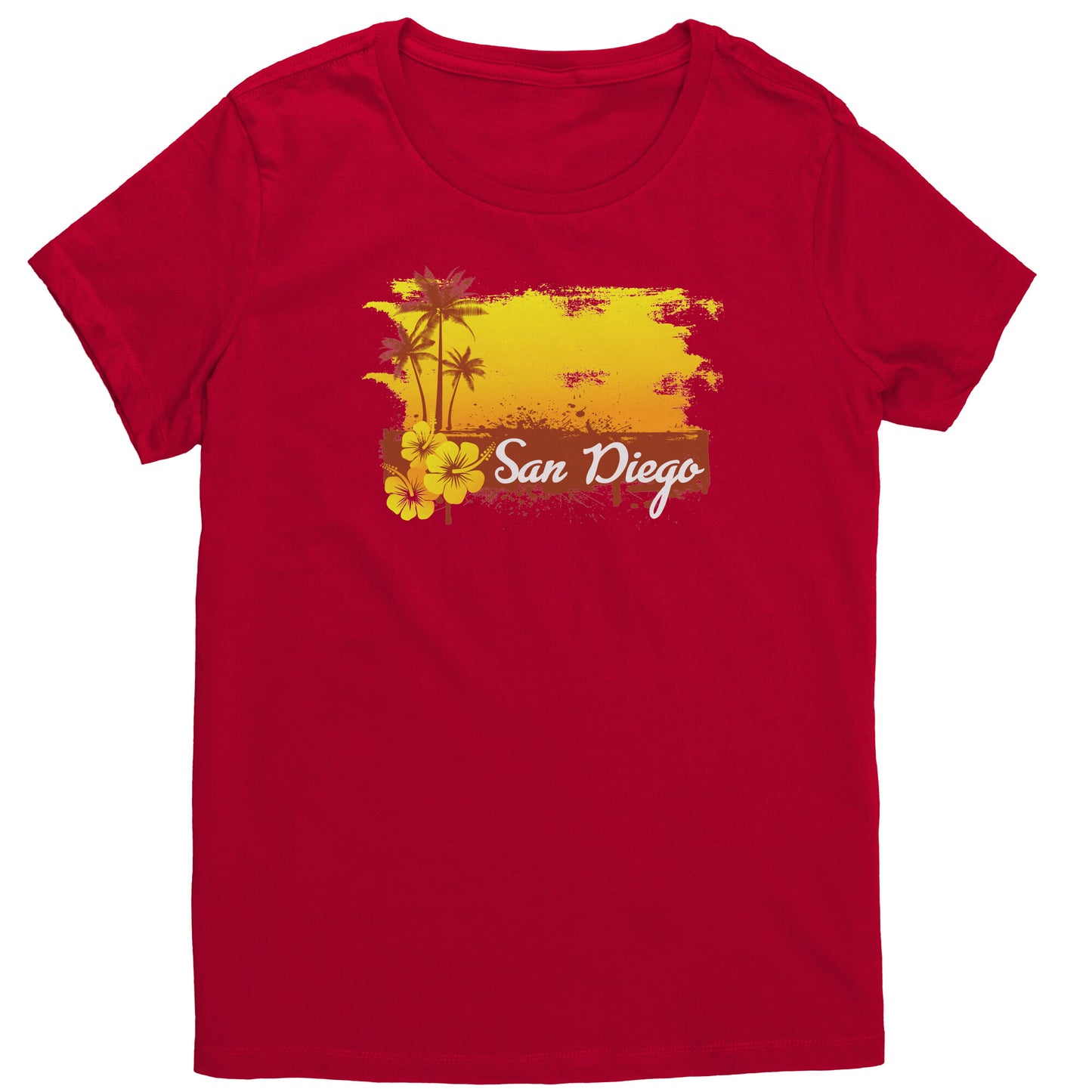 Sunset Palms Women's Tee