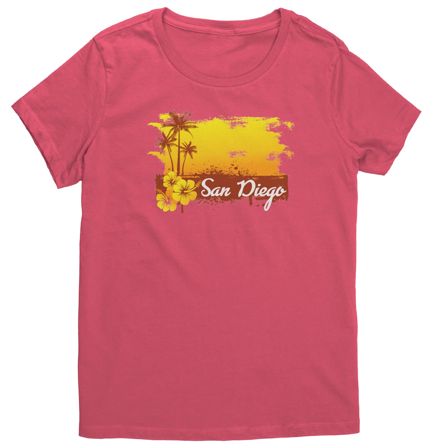 Sunset Palms Women's Tee