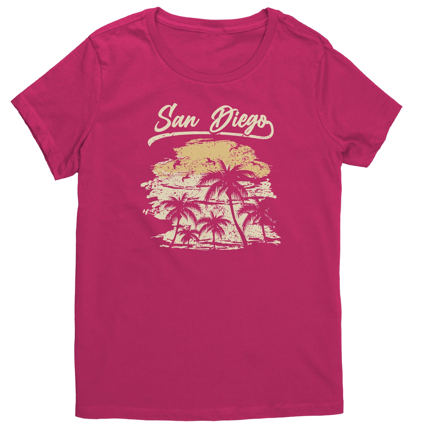 Sunset Palms Women's Tee