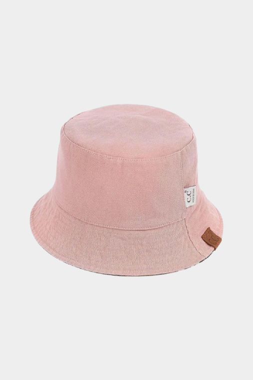 Camo and Roses Reversible Bucket Hat